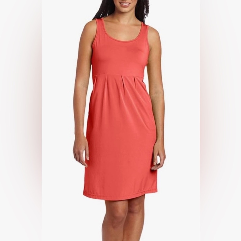 NEW Columbia Omni shade hiking dress sleeveless coral Marakesh Maven tennis